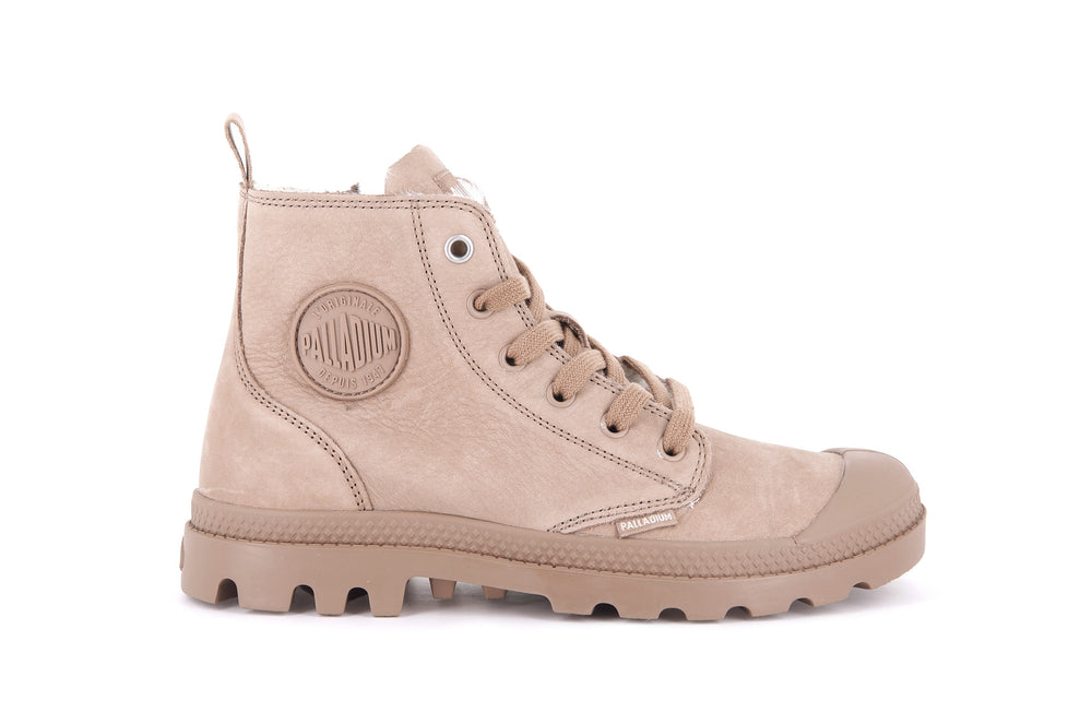 Botas De Invierno Palladium PAMPA HI ZIP WL Mujer Marrones | Costa Rica-28531